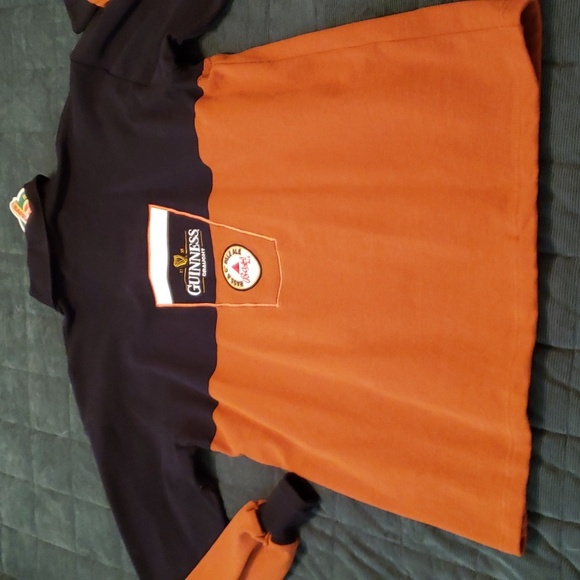 Men's Orange and Black Shirt - Picture 3 of 4